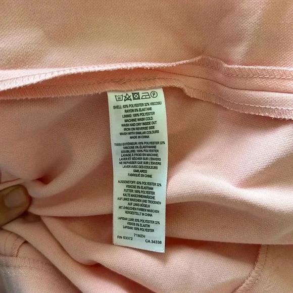 NWT French Connection Whisper Square Neck Ruffle Dress Color True Blossom Sz 12 - Picture 6 of 6